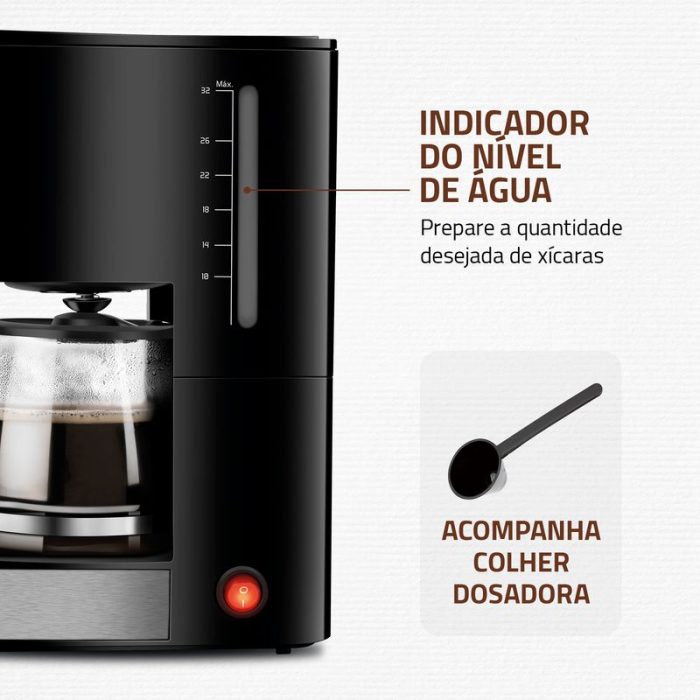 Cafeteira Elétrica Mondial C-44-32X-SI - Image 6