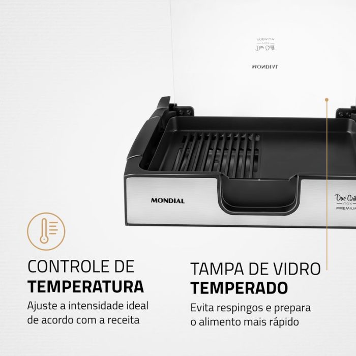 Chapa Mondial Due Grill Premium G-10 - Image 6