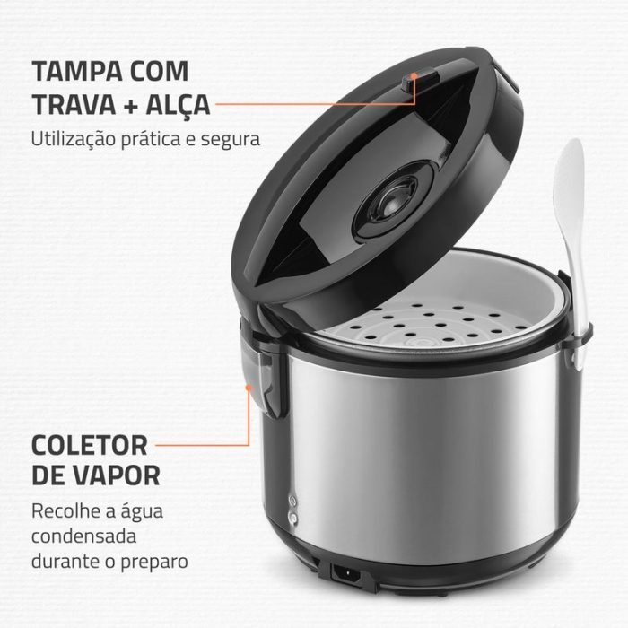 Panela Elétrica Mondial Pratic 10I PE-42-10X - Image 6