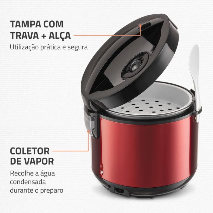 Panela Elétrica Mondial Pratic 10I PE-46-10X - Image 6