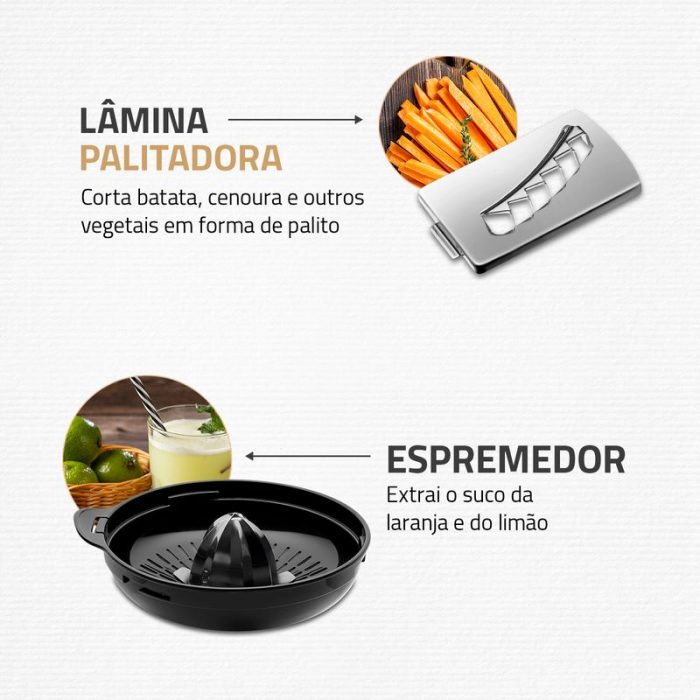 Multiprocessador Turbo Chef 9 em 1 Mondial MPN-01-BF - Image 6