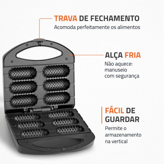 Crepeira Mondial Pratic Crepe & Hot Dog CP-01 - Image 6