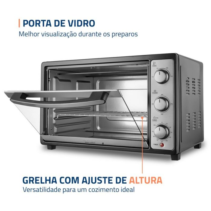 Forno Elétrico Mondial 52L Grand Family II - FR-52 - Image 6