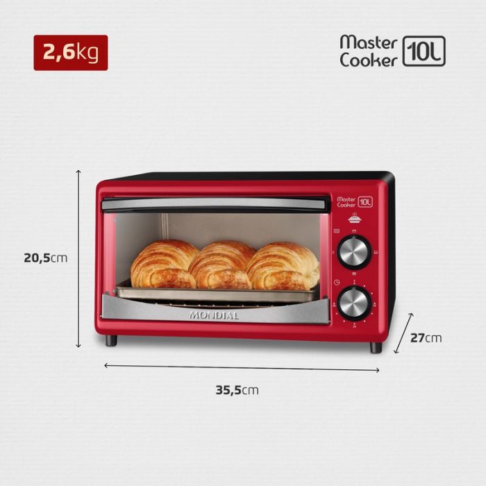 Forno Elétrico Mondial Master Cooker 10L FR-20 - Image 6