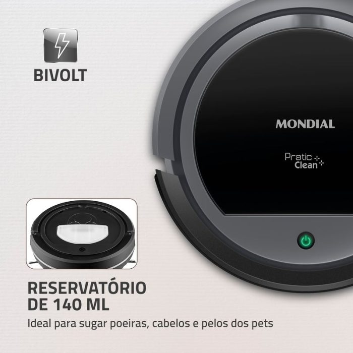 Robô Aspirador de Pó Pratic Clean Mondial RB-11 - Image 6