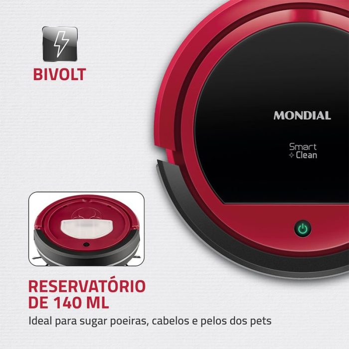 Robô Aspirador de Pó Smart Clean Mondial RB-07 - Image 6