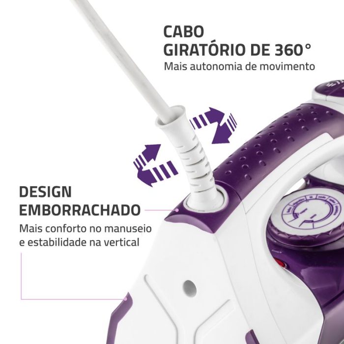Ferro a Vapor Mondial Ceramic Express F-40 - Image 6