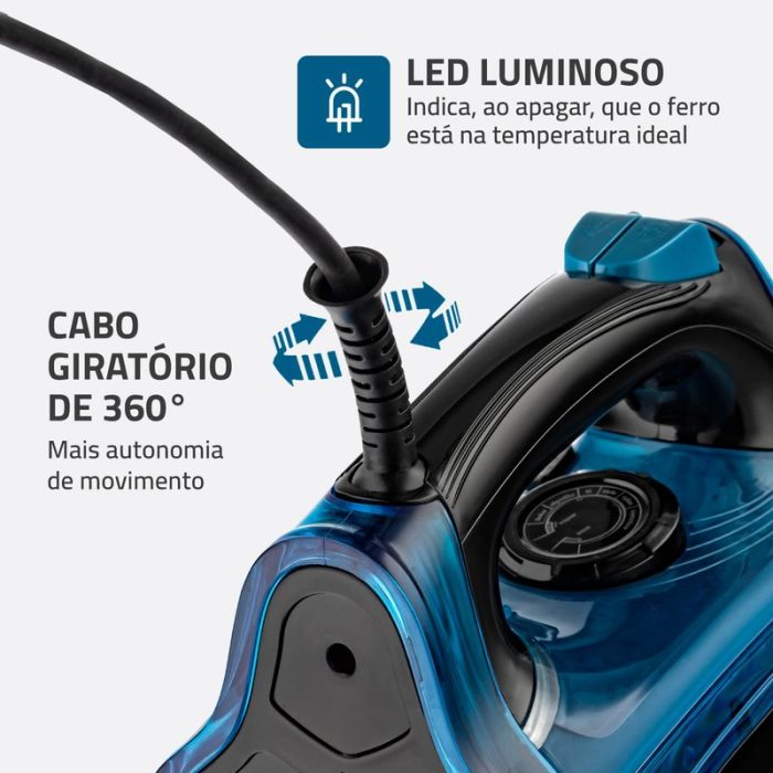 Ferro de Passar a Vapor Mondial F-53 - Image 6
