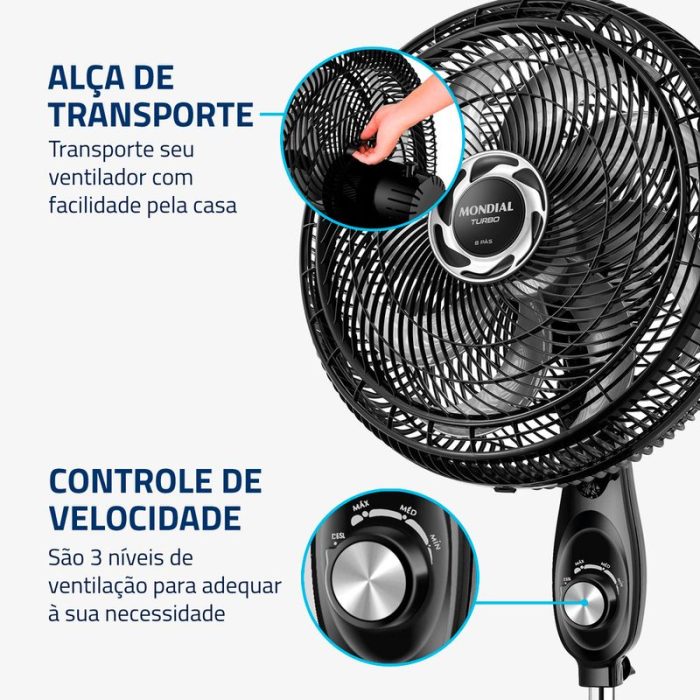 NVT-40C-8P-B - Ventilador de Coluna 40cm Turbo - Image 6