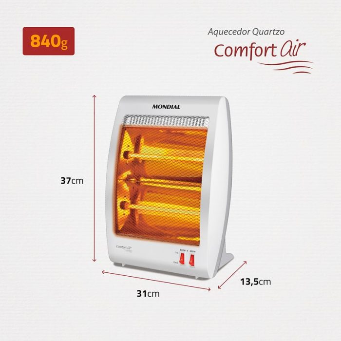 Aquecedor Halógeno Mondial Comfort Air A-09 - Image 6