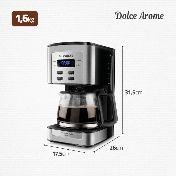 Cafeteira Elétrica Mondial C-44-32X-SDI - Image 7