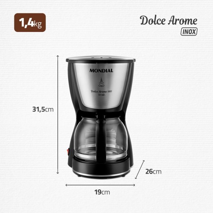 Cafeteira Elétrica Mondial Dolce Arome 32 C-32-32X - Image 7