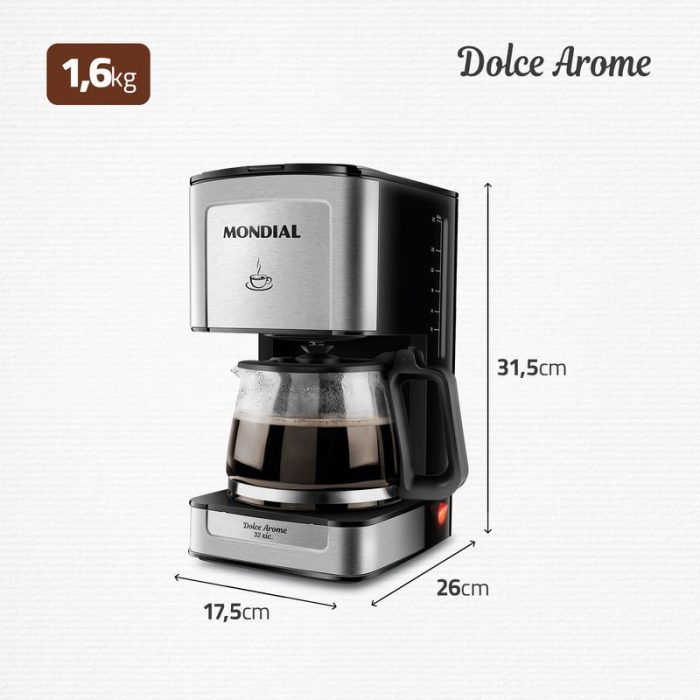 Cafeteira Elétrica Mondial C-44-32X-SI - Image 7