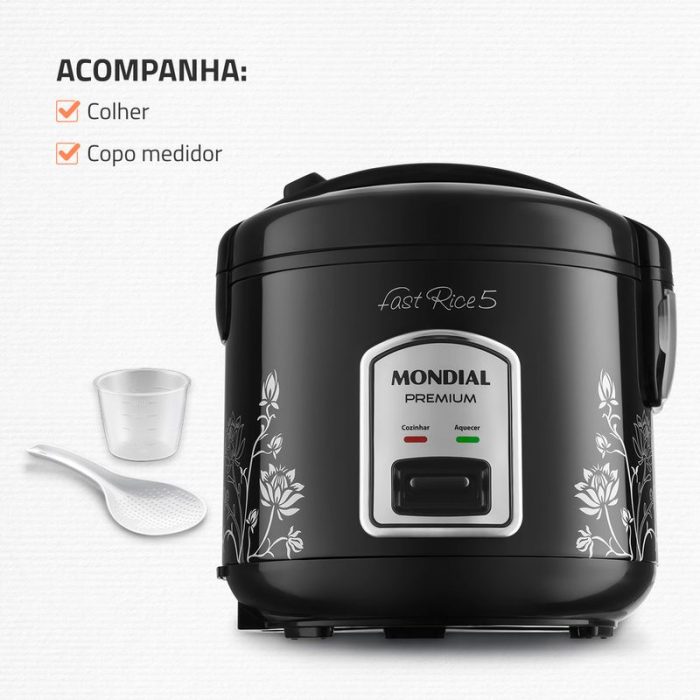 Panela Elétrica Mondial Fast Rice 5 Premium NPE-08-5X - Image 7