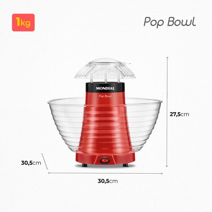Pipoqueira Pop Bowl Mondial PP-05 - Image 7