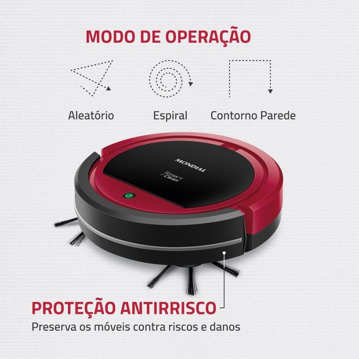 Robô Aspirador de Pó Smart Clean Mondial RB-07 - Image 7