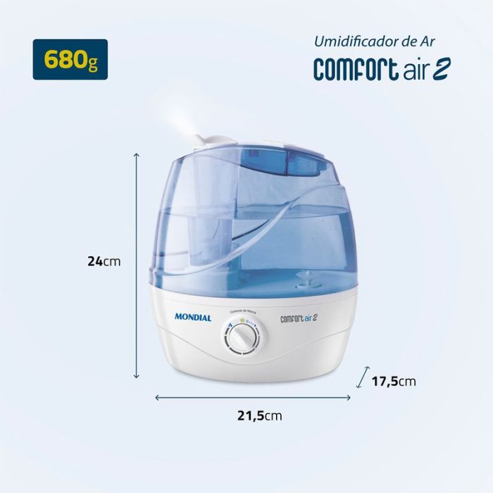 Umidificador de Ar Ultrassônico Mondial Comfort Air 2 NUA-02 - Image 7