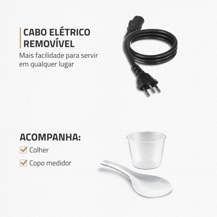 Panela de Pressão Elétrica Mondial Digital Master Cooker PE-40 - Image 8