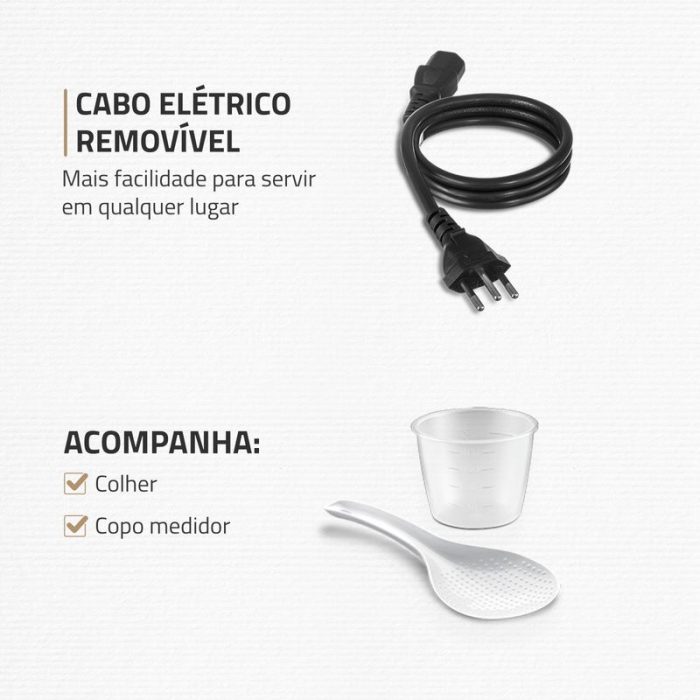Panela de Pressão Elétrica Mondial Digital Master Cooker PE-38 - Image 8