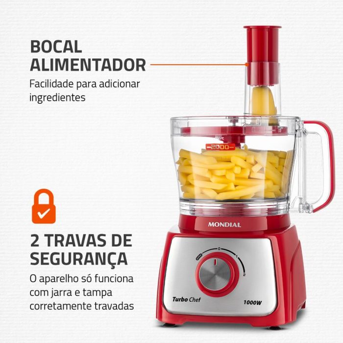 Multiprocessador Turbo Chef 9 em 1 Mondial MPN-01-RF - Image 8