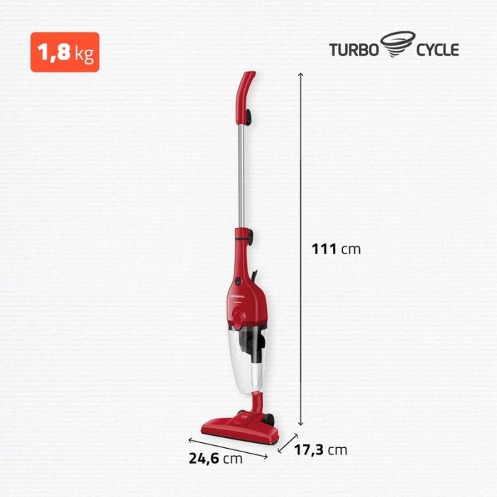 Aspirador de Pó Turbo Cycle Mondial Vermelho/Preto 1500W- AP-40-R - Image 9