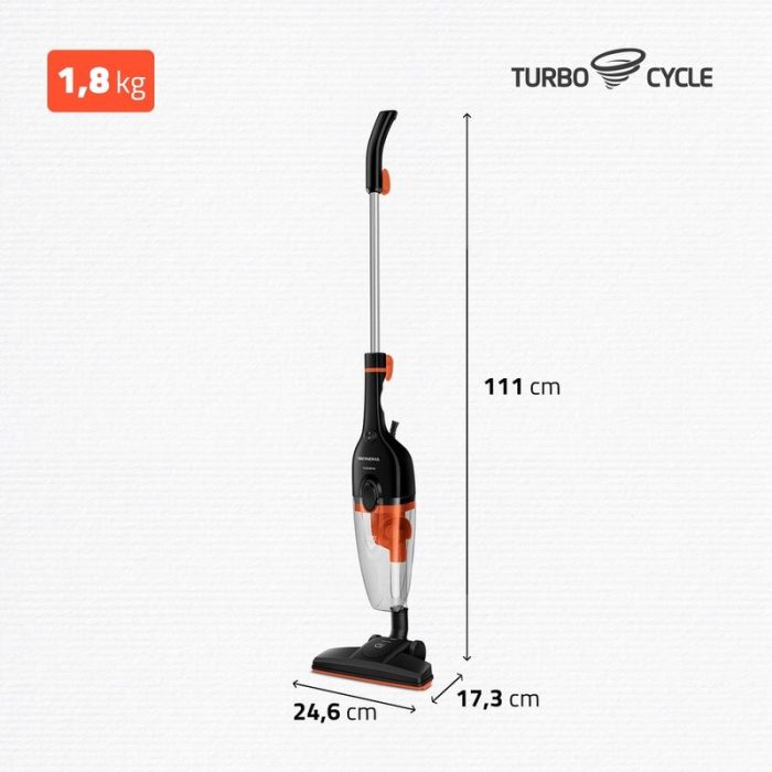 Aspirador de Pó Turbo Cycle Mondial Preto/Laranja 1500W- AP-40-B - Image 9