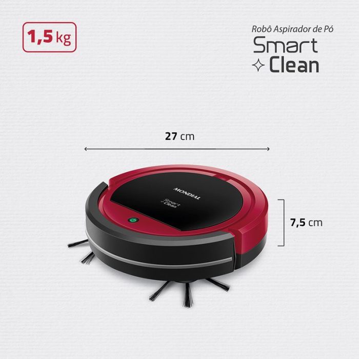 Robô Aspirador de Pó Smart Clean Mondial RB-07 - Image 10